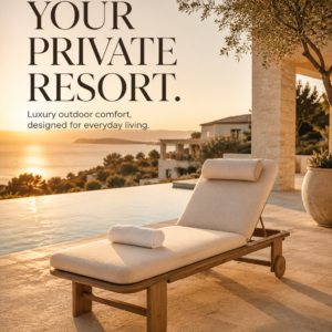 Mirae Riviera – Premium Acacia Sun Lounger
